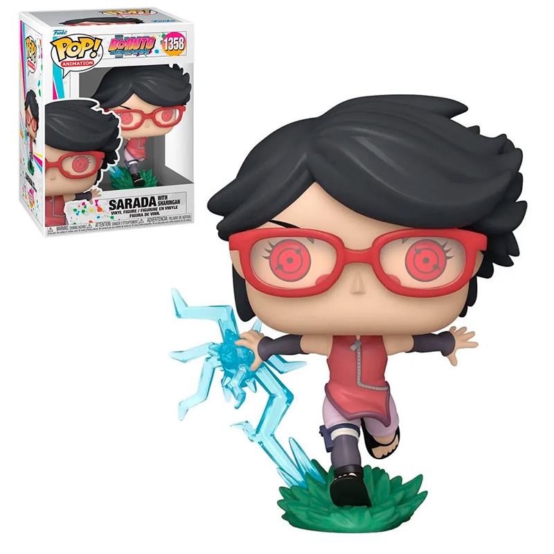 BONECO FUNKO POP BORUTO NARUTO NEXT GENERATIONS SARADA WITH SHARINGAN 1358