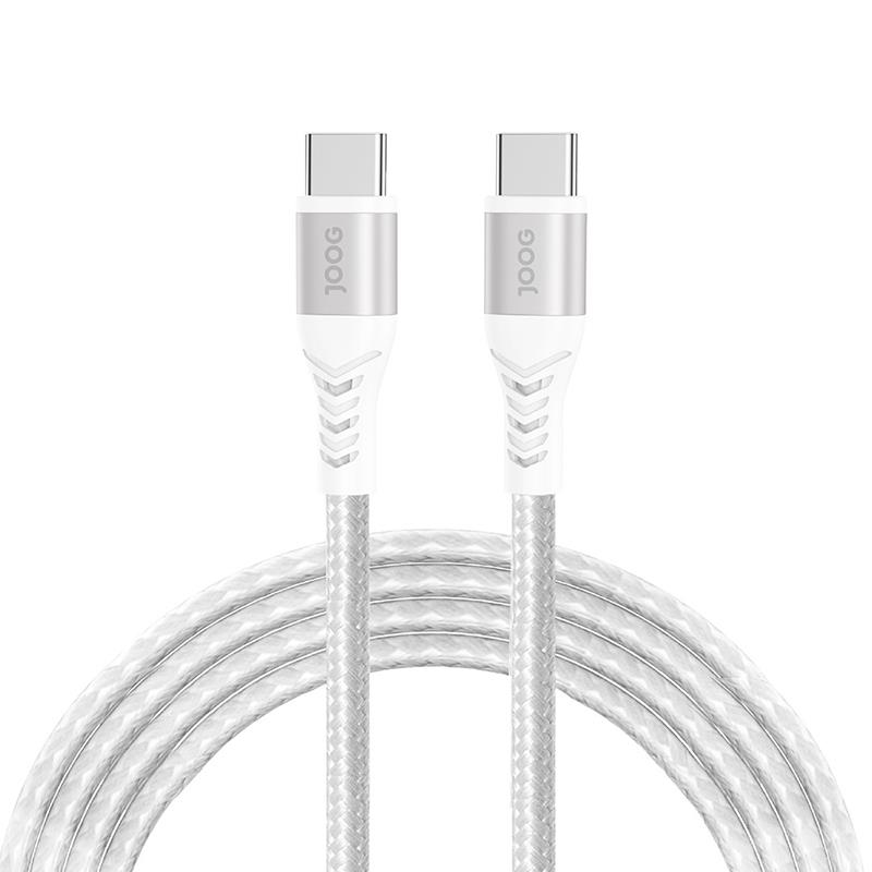 CABO USB-C PARA USB-C JOOG TC-JG 1.2M BRANCO