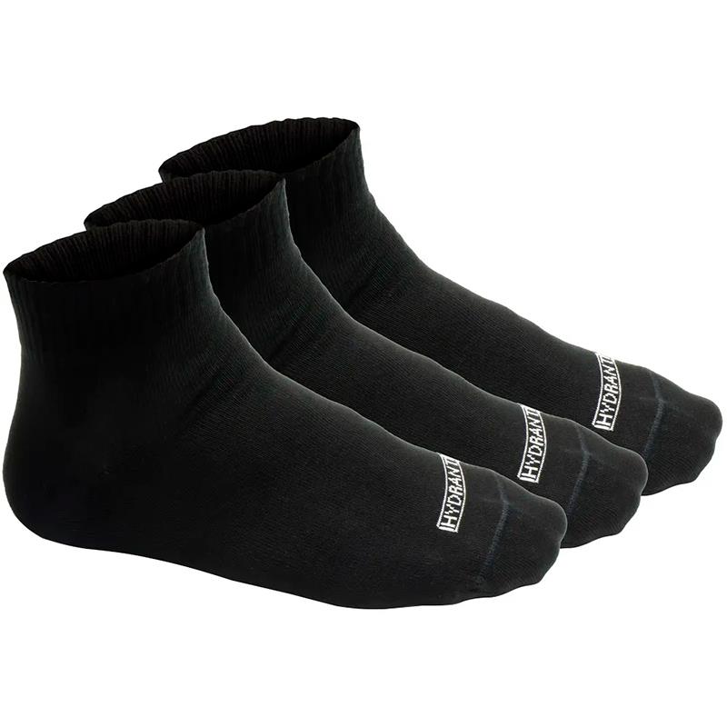 MEIAS MASCULINO ADULTO HYDRANT TAM 36 40 TH48 PRETO 3 PCS
