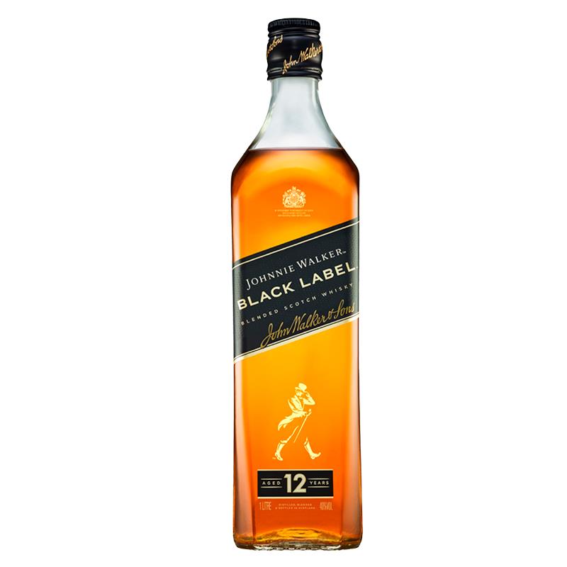 WHISKY JOHNNIE WALKER 12A BLACK LABEL 1L 40%