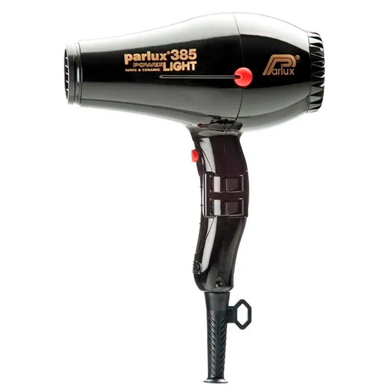 SECADOR DE CABELO PARLUX NEW 385 PRETO 110V LONG LASTING KLAMINATION
