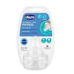 BICO DE MAMADEIRA PARA BEBE CHICCO TETARELLA PHYSIO SILICONE 2UN 2 MESES 20323000