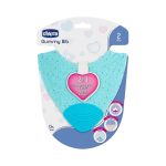 BABADOR COM MORDEDOR CHICCO GUMMY BIB 2 MESES AZUL 2581200