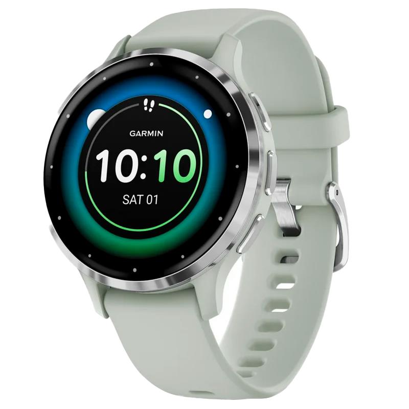SMARTWATCH GARMIN FORERUNNER VENU 3S CINZA ESVERDEADO 0100278501
