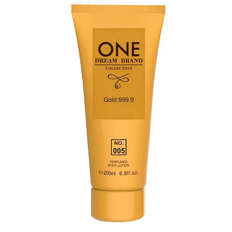 CREME PERFUME DREAM BRAND COLLECTION CORPORAL MASCULINO ONE GOLD 999.9 NO. 005 200ML
