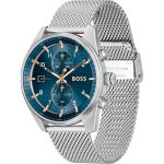 RELOGIO ANALOGICO MASCULINO HUGO BOSS 1514149 TAM 44MM ACO INOXIDAVEL
