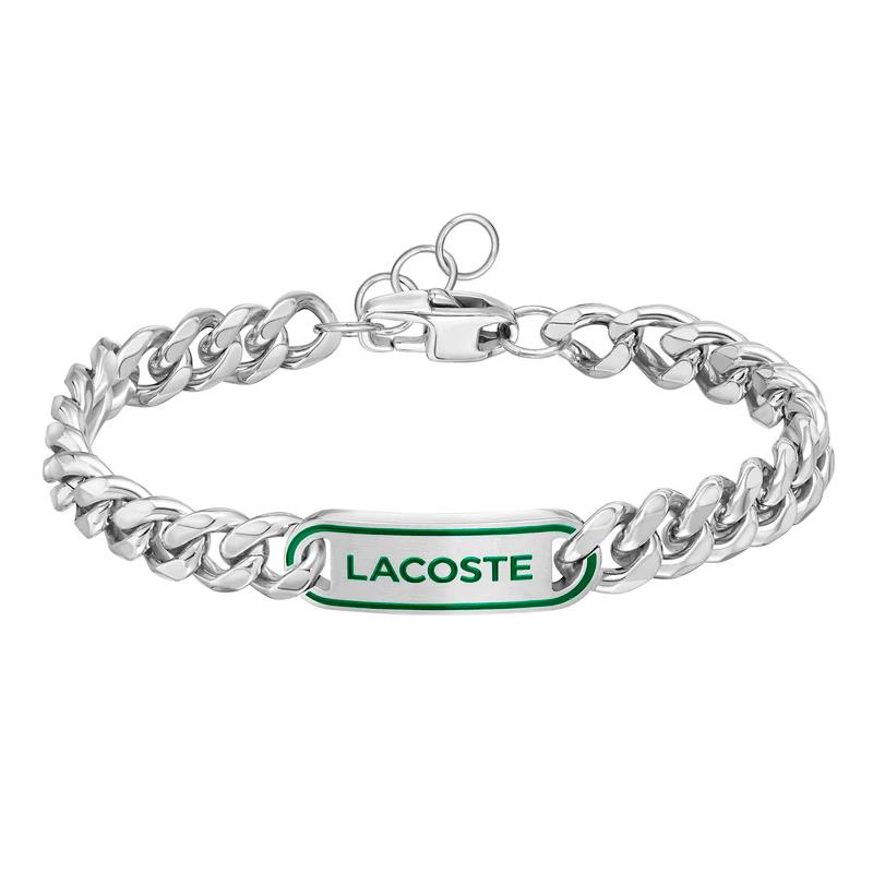 PULSEIRA MASCULINO LACOSTE 2040224 PRATEADO