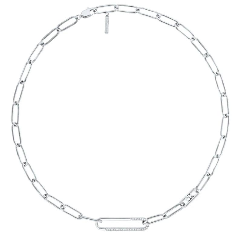 COLAR FEMININO CALVIN KLEIN 35000536 PRATEADO