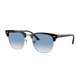 OCULOS DE SOL UNISSEX RAY-BAN ICON 0RB3016 13543F TAM 51 PRETO E PRATA
