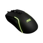 MOUSE GAMER C/FIO AOC LED 7 CORES PRETO GM170B/LA