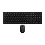 TECLADO E MOUSE S/FIO AOC 2.4GHZ PRETO KM300B/FG