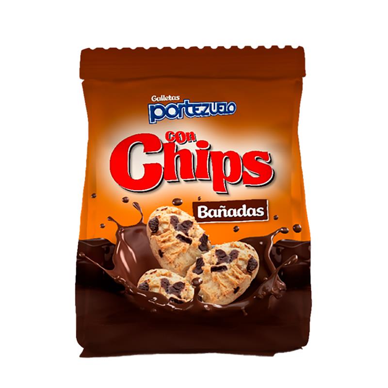 BISCOITO PORTEZUELO EXTRA FAISCAS DE CHOCOLATE 160G 748