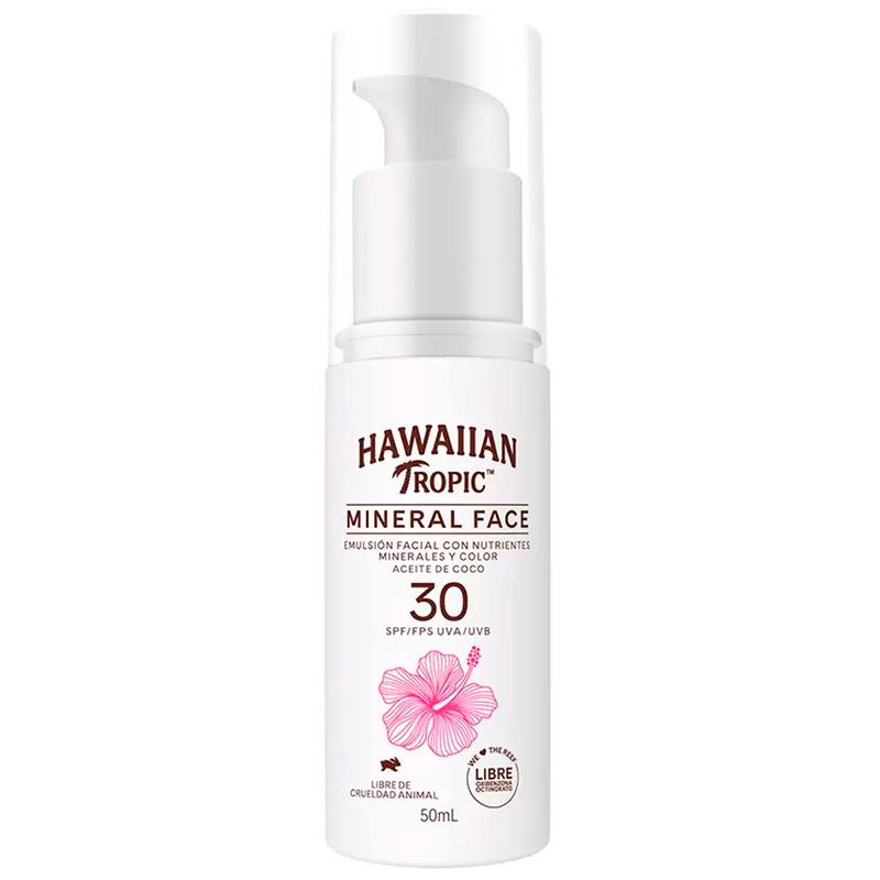 PROTETOR SOLAR EMULISON FACIAL HAWAIIAN TROPIC 30 SPF 50ML ART.13886