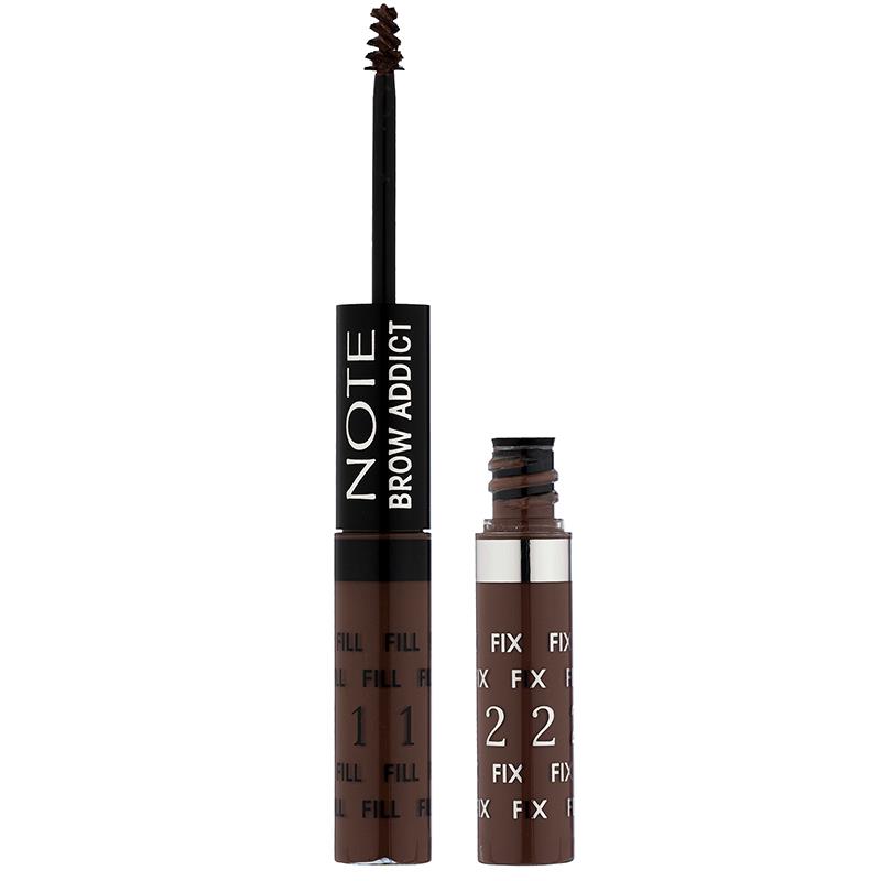 TONALIZANTE DE SOBRANCELHA NOTE COSMETIQUE BROW ADDICT TINTSHAPING GEL 03 5ML+5ML