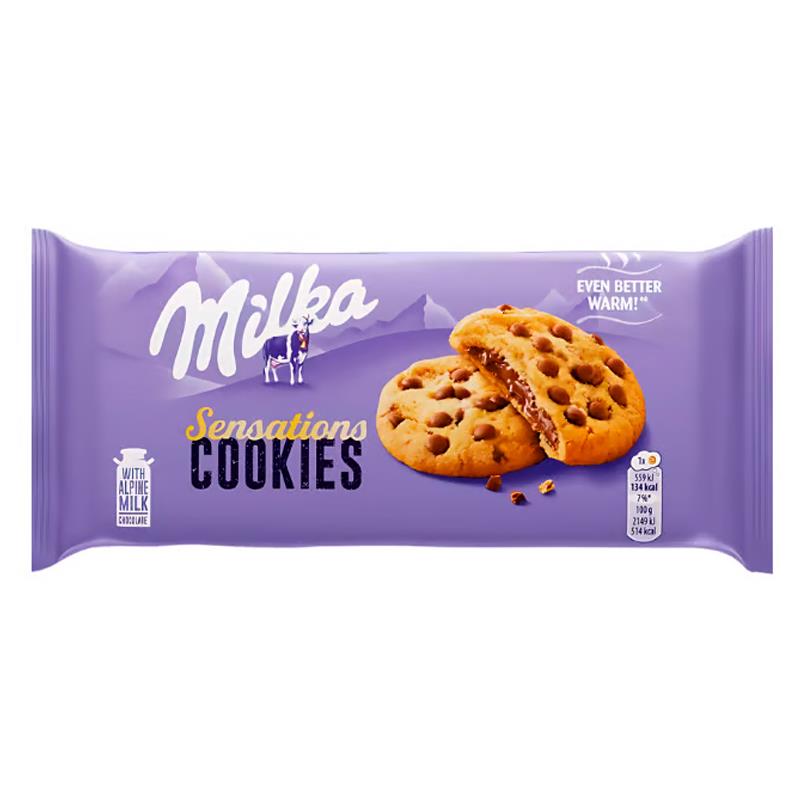 BISCOITO COOKIES MILKA CHOCOLATE COM CREME DE CHOCOLATE 50435439 156G