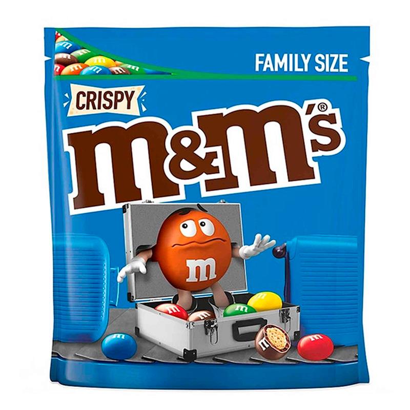 CHOCOLATE M&MS CRISPY FAMILY SIZE 281G