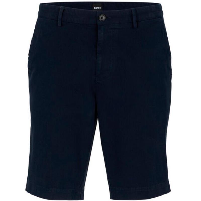 BERMUDA MASCULINA HUGO BOSS ADULTO AZUL ESCURO SLICESHORT 10248208 TAM 46