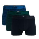 CUECA BOXER MASCULINO HUGO BOSS ADULTO MULTICOLORIDO TRUNK 3P GIFT 2D 10260694 01 TAM S