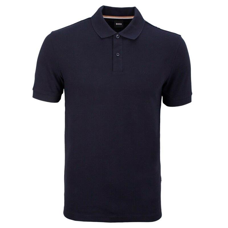 CAMISA POLO MASCULINO HUGO BOSS ADULTO MC AZUL ESCURO 10241531 01 TAM XL