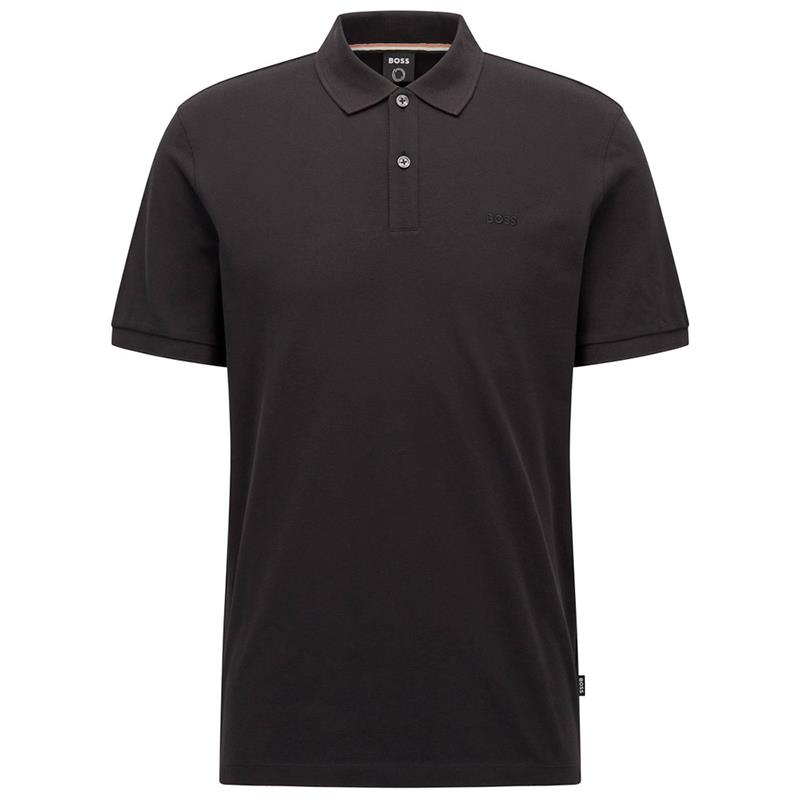 CAMISA POLO MASCULINO HUGO BOSS ADULTO MC PRETO 10241531 01 TAM XXL