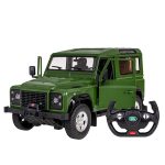CARRINHO AUTOMODELO RASTAR LAND ROVER DEFENDER C/REBOQUE RC 1/14 78400 DIVERSOS