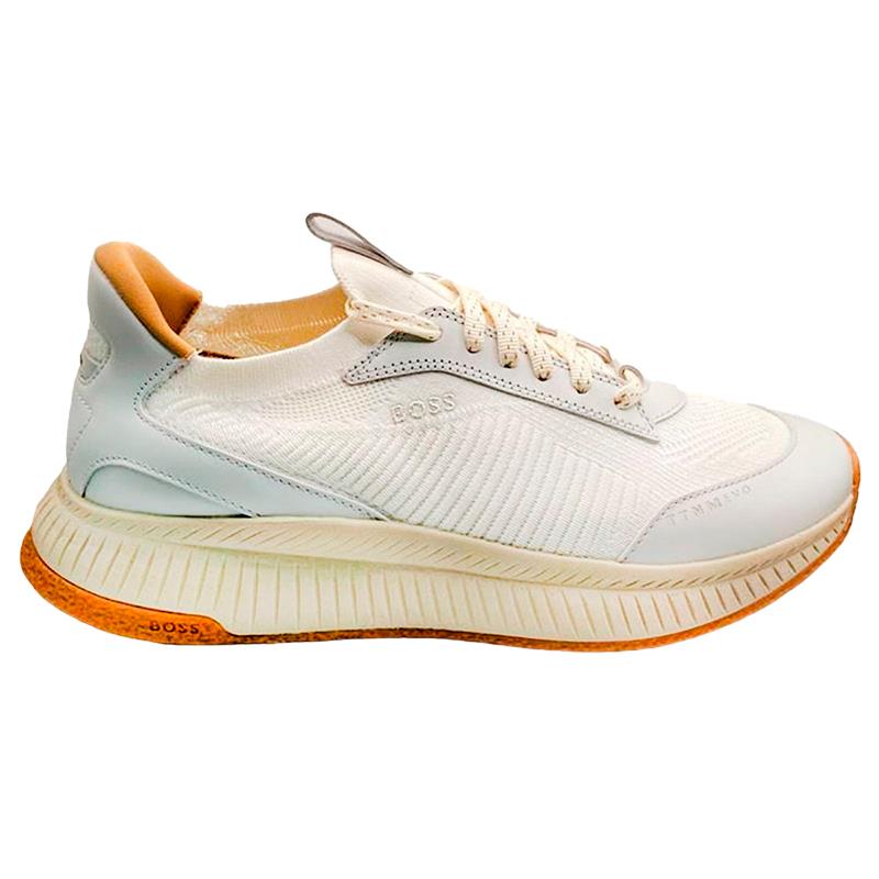 TENIS MASCULINO HUGO BOSS ADULTO SLIP ON TTNM EVO SLON KNTLT 10260463 01 BEIGE TAM 43
