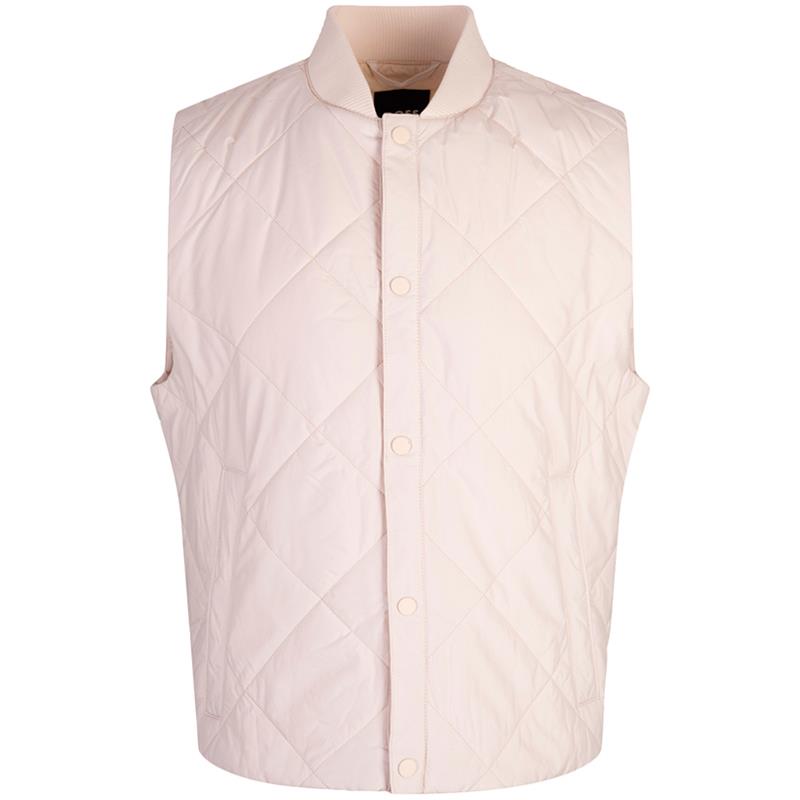 COLETE EXTERIOR MASCULINO HUGO BOSS OUTERW WAISTCOAT PCANOPUS 10260482 01 BEIGE TAM 48
