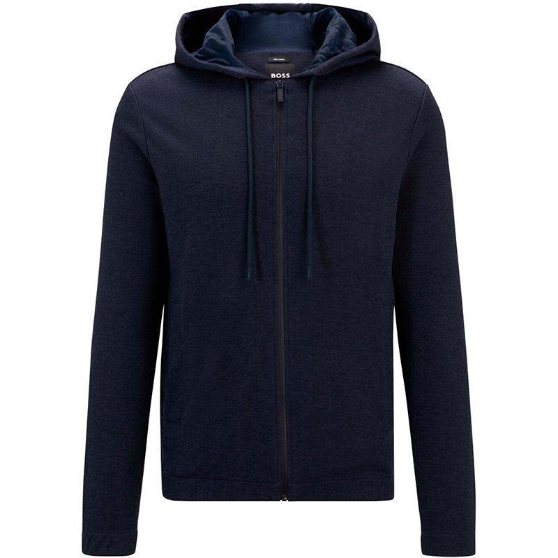 SUETER MASCULINO HUGO BOSS ADULTO SWEATSHIRT PSTEELE 62 10262955 01 AZUL ESCURO TAM M