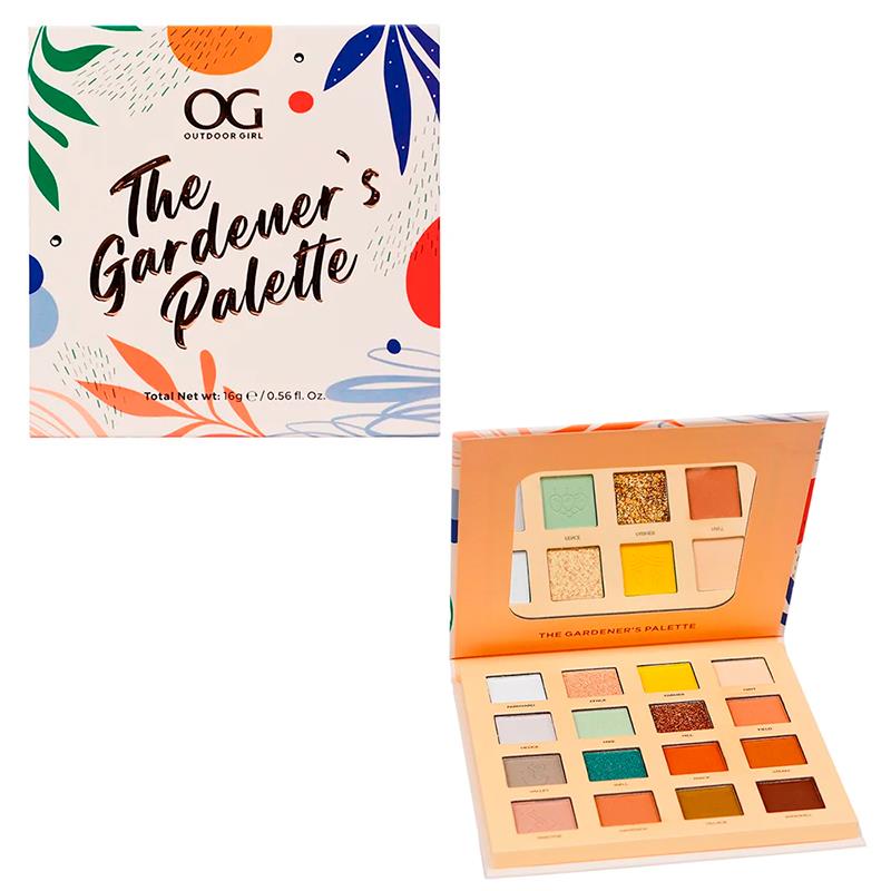 PALETA DE SOMBRA PARA OLHOS OG 4527657 16 CORES THE GARDENERS PALETTE DE7272