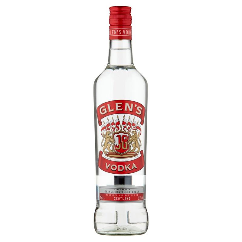 VODKA GLENS ORIGINAL TRIPLE DESTILLED 700ML 40%