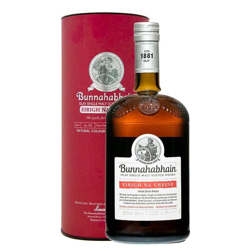 WHISKY BUNNAHABHAIN EIRIGH NA GREINE 1 L 46%