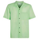 CAMISA MASCULINA CALVIN KLEIN ADULTO MC CUBANS/S SHIRT VERDE TAM S