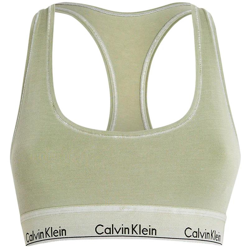 SUTIA FEMININO ADULTO CALVIN KLEIN UNLINED BRALETTE VERDE TAM S