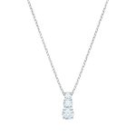 COLAR COM PINGENTE SWAROVSKI SOLITARIO REDONDO STILLA PENDANT ROUND CUT 5450924 WHITE