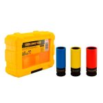 CONJUNTO CHAVES BOCA IMPACTO PARA RODAS HEXAGONAL METRICA CROSSMASTER