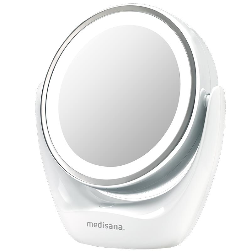 ESPELHO MEDISANA COSMETICO ILUMINADO COM 2 S GIRATORIOS 5 AMPLIACOES CM 835