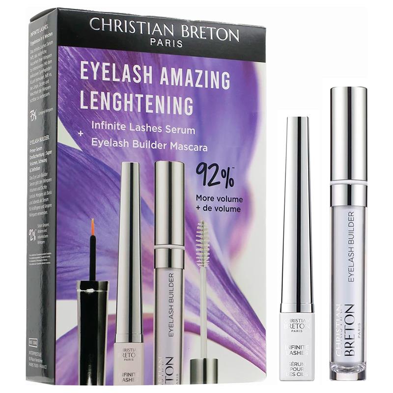 SERUM AUMENTADOR DE LASH CHRISTIAN BRETON 4ML + EYELASH BUILDER 5G AMAZING LENGHTENING 0046