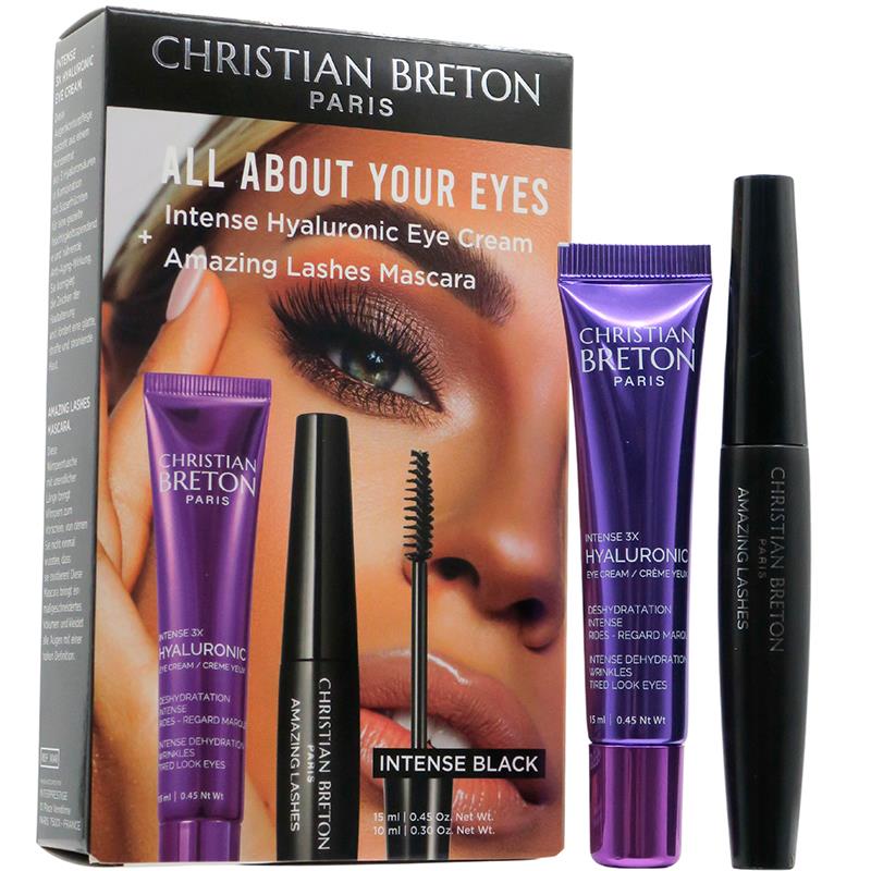 CREME HIALURONICO CHRISTIAN BRETON + MASCARA DE CILIOS ALL ABOUT YOUR EYES