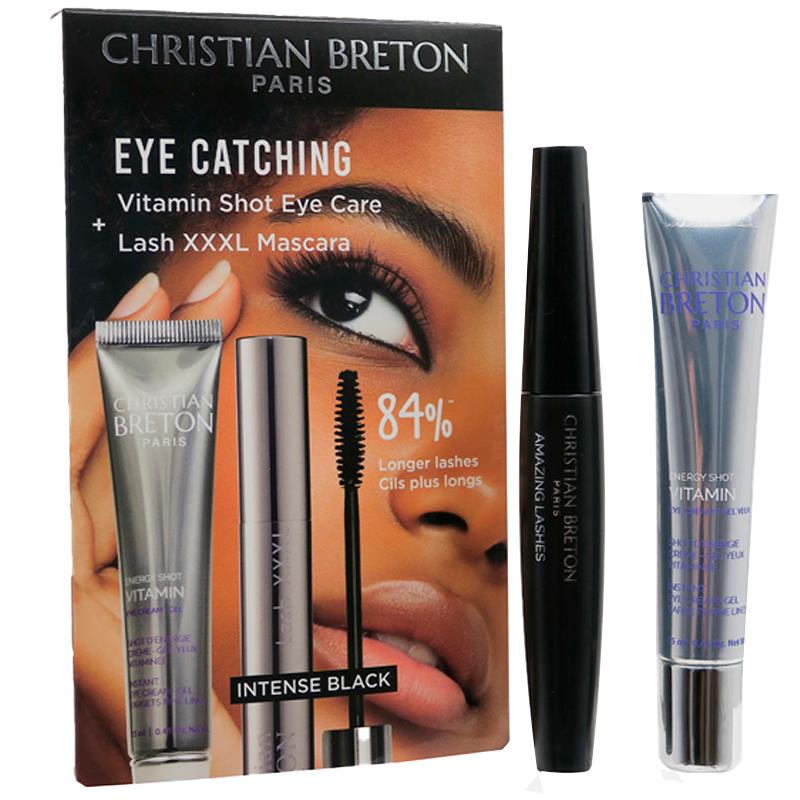 CREME PARA OS OLHOS CHRISTIAN BRETON EYE CATCHING + LASH XXXL MASCARA 0053
