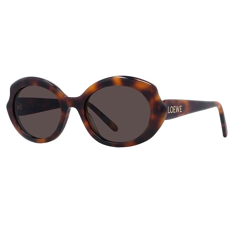 OCULOS DE SOL FEMININO LOEWE LW40147I5452E HAVANA E MARROM TAM 54 20 140