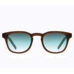 OCULOS DE SOL MASCULINO CAROLINA LEMKE TAM 48 22 145 CL941201 MARROM ESCURO