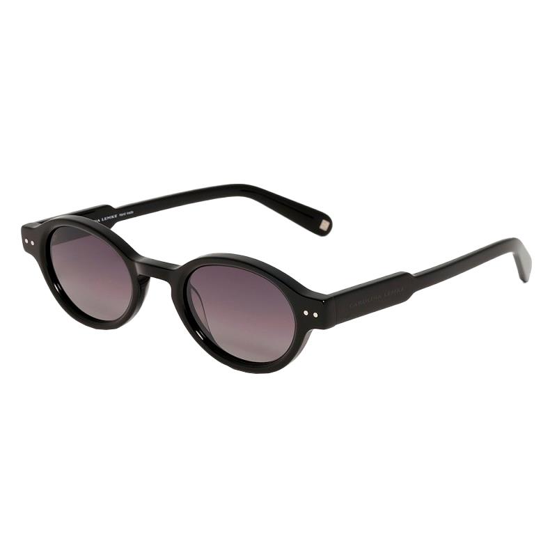 OCULOS DE SOL UNISSEX CAROLINA LEMKE TAM 45 23 145 CL940201 PRETO BRILHANTE