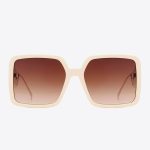 OCULOS DE SOL FEMININO CAROLINA LEMKE TAM 56 17 145 CL938403 BEGE CLARO