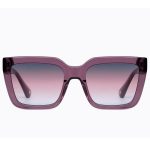 OCULOS DE SOL POLARIZADO FEMININO CAROLINA LEMKE BERLIN TAM 55 21 145 CL919104 TRANSPARENT PURPLE