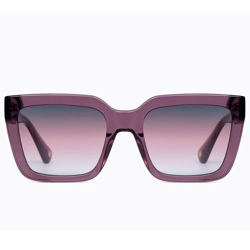 OCULOS DE SOL POLARIZADO FEMININO CAROLINA LEMKE BERLIN TAM 55 21 145 CL919104 TRANSPARENT PURPLE