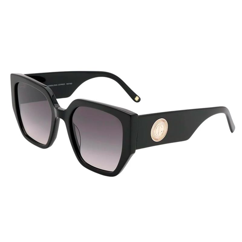 OCULOS DE SOL POLARIZADO FEMININO CAROLINA LEMKE BERLIN TAM 55 21 145 CL918701 BLACK