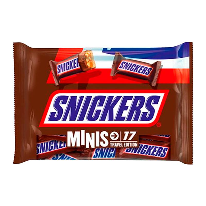 MINI BARRA CHOCOLATE SNICKERS MINIS BAG BOLSA 333G