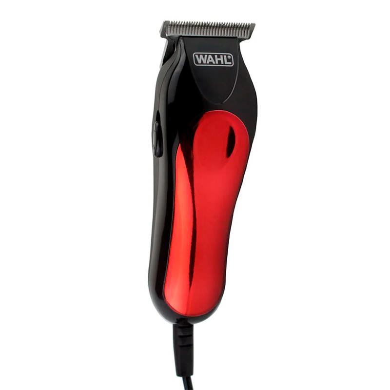 CORTADOR DE CABELO WAHL TPRO CORDED TBLADE TRIMMER BIVOLT PRETO E VERMELHO