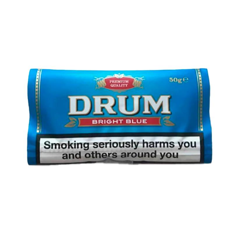 TABACO P/ENROLAR DRUM BRIGHT BLUE 5 BOLSAS 50G