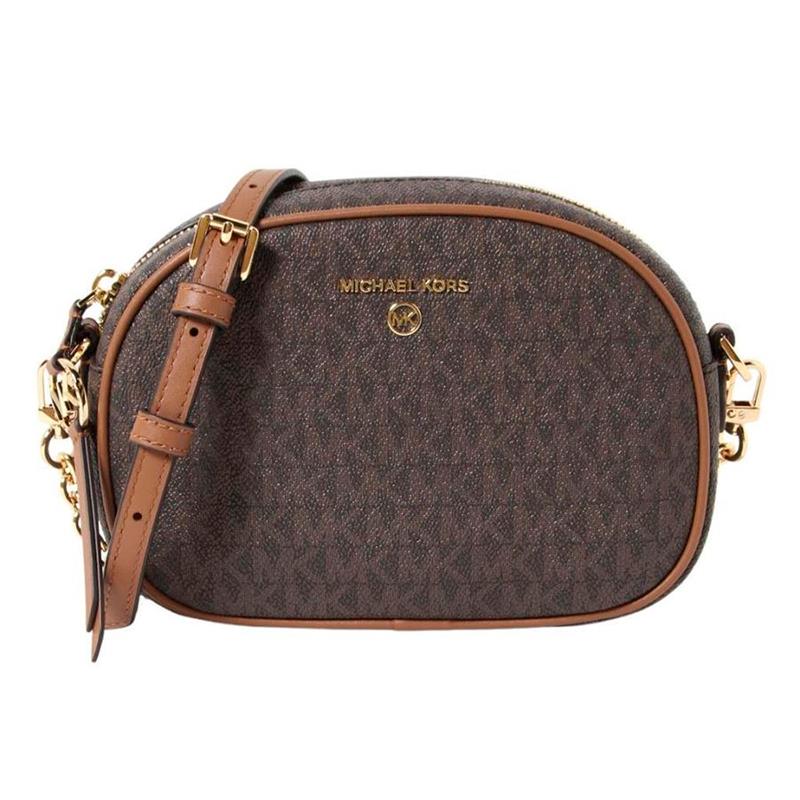 BOLSA FEMININA MICHAEL KORS SM OVAL CMRA XBODY 32S1GT9C0B-252 MARROM